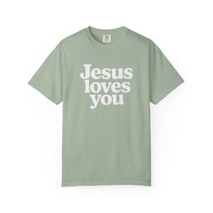 Jesus Loves You T-Shirt — Vintage Church Faith Graphic Tee