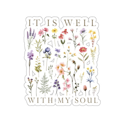 IT IS WELL WITH MY SOUL STICKER