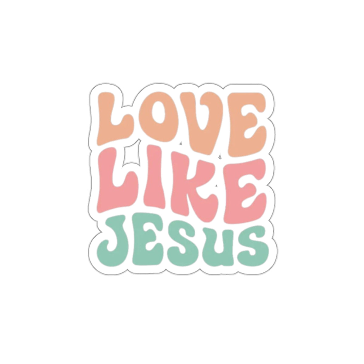 LOVE LIKE JESUS STICKER