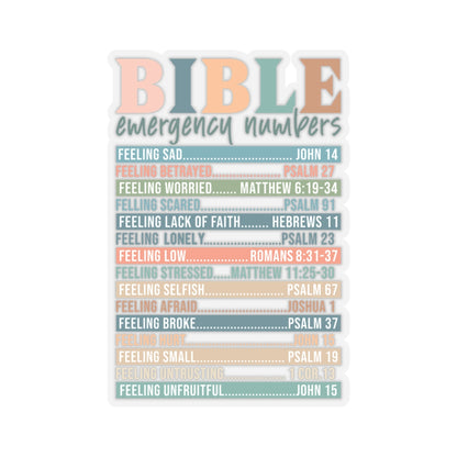 BIBLE NUMBERS STICKER