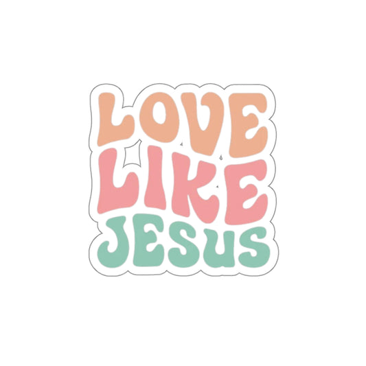 LOVE LIKE JESUS STICKER