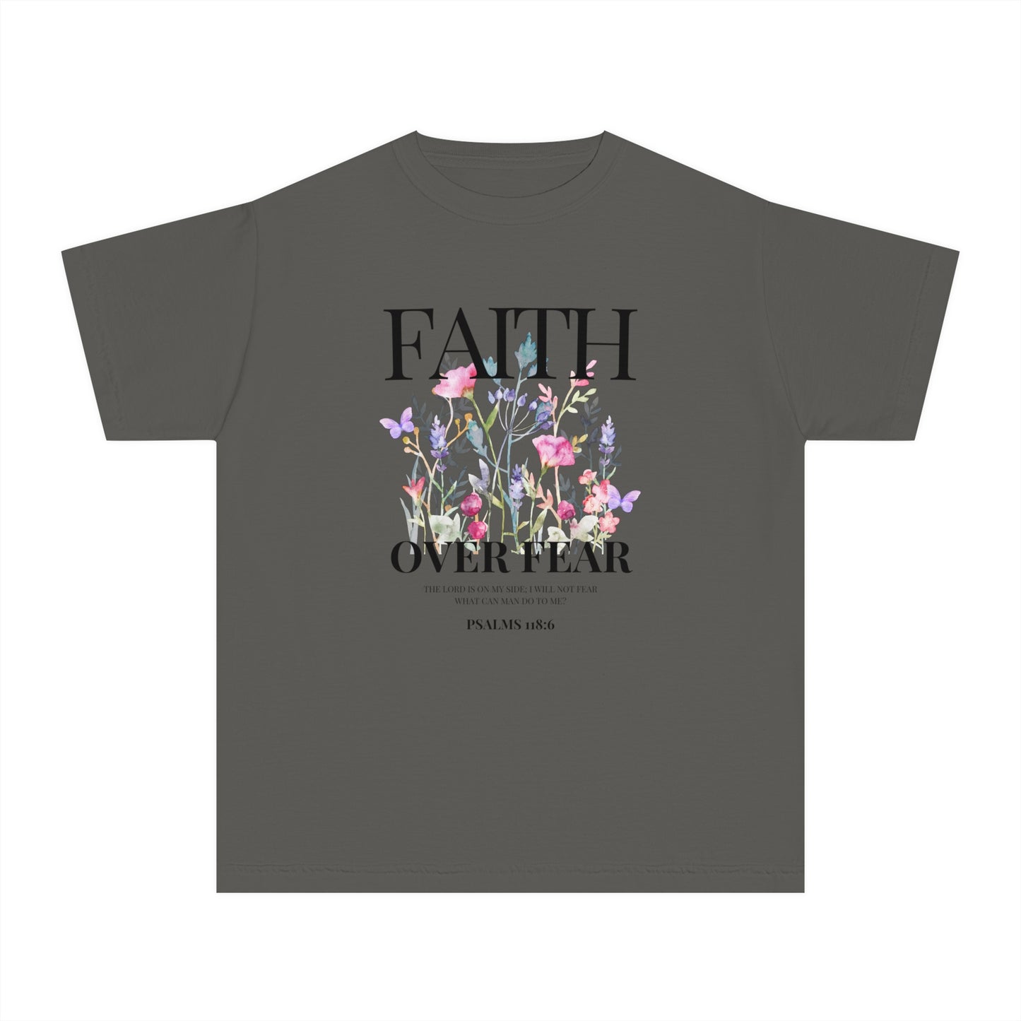 FAITH OVER FEAR YOUTH TEE