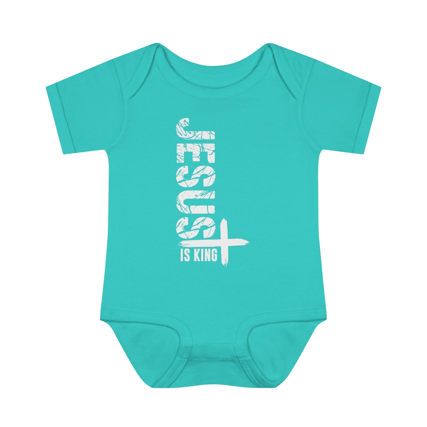 JESUS IS KING BABY BODYSUIT