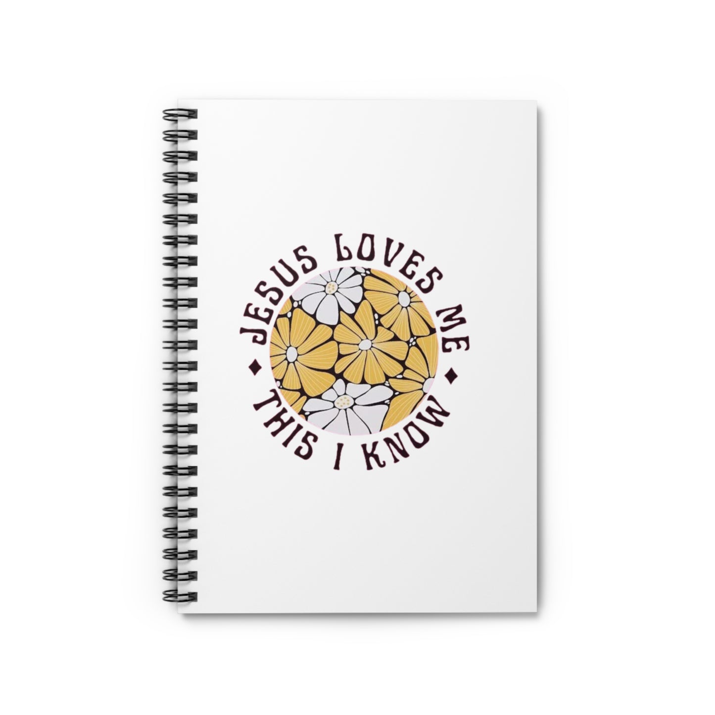 JESUS LOVES ME THIS I KNOW SPIRAL NOTEBOOK