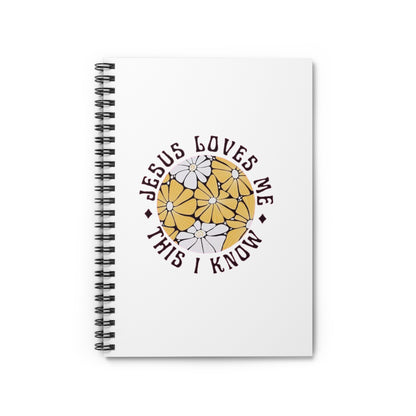 JESUS LOVES ME THIS I KNOW SPIRAL NOTEBOOK