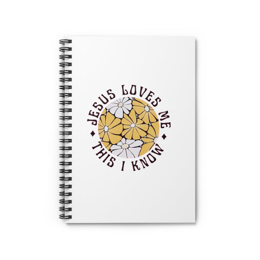 JESUS LOVES ME THIS I KNOW SPIRAL NOTEBOOK