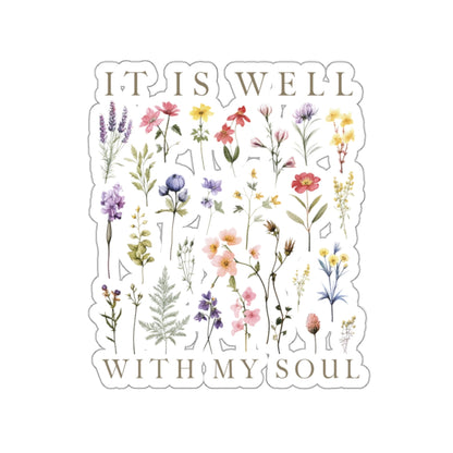 IT IS WELL WITH MY SOUL STICKER