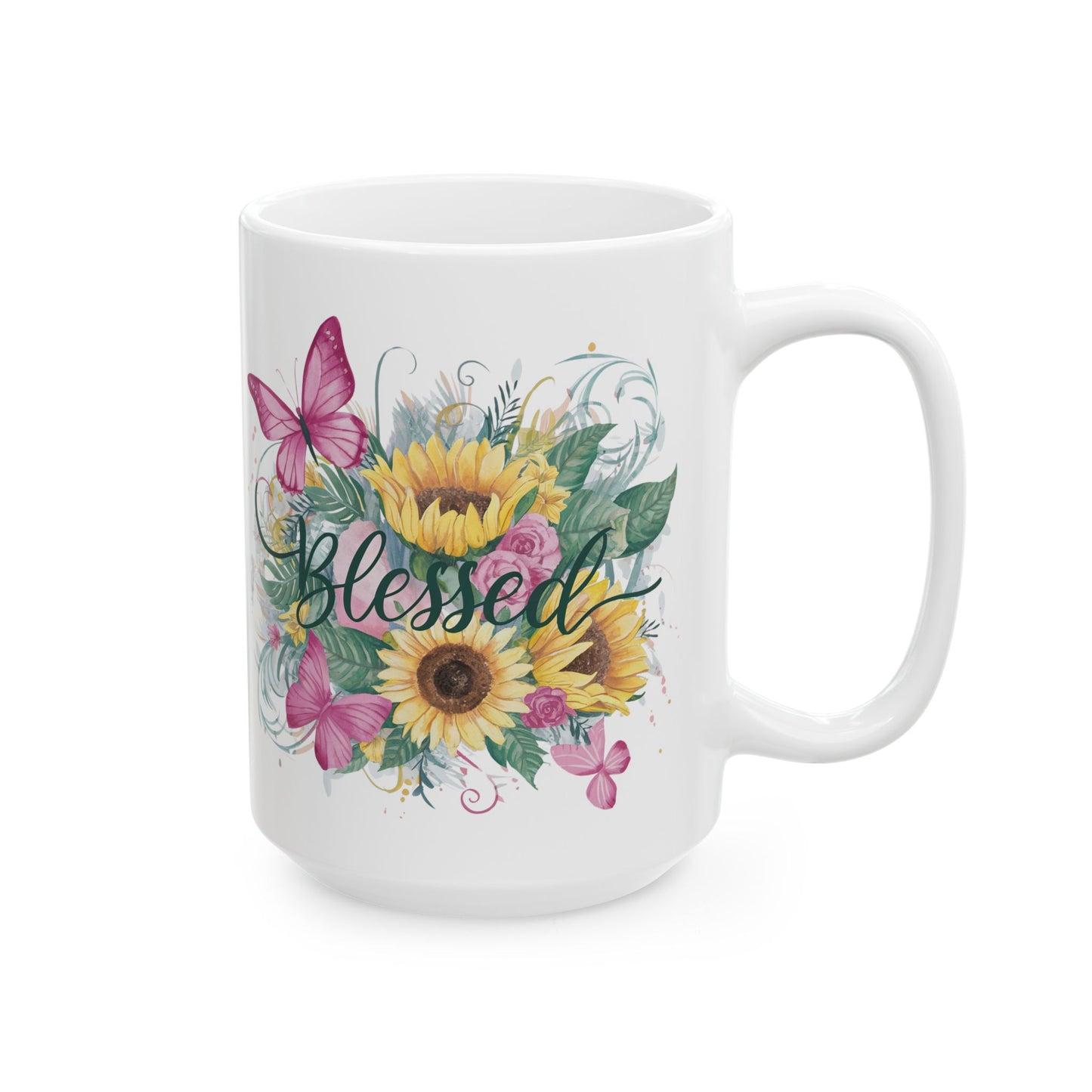 BLESSED CERAMIC MUG  (11oz, 15oz)