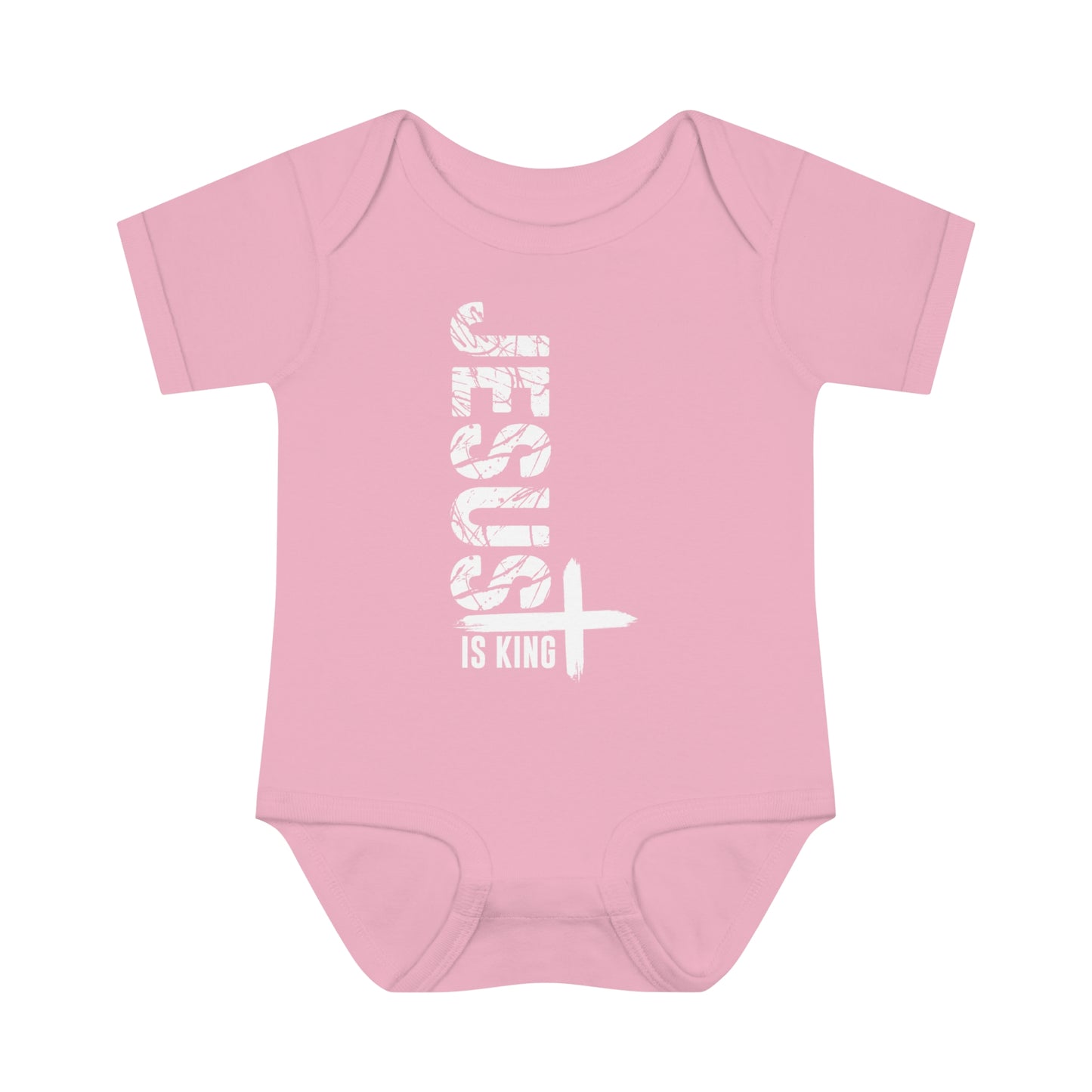 JESUS IS KING BABY BODYSUIT