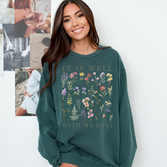 IT IS WELL WITH MY SOUL UNISEX SWEATSHIRT