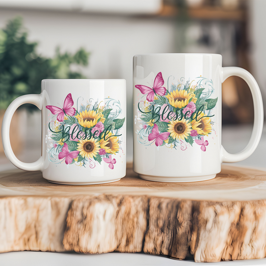 BLESSED CERAMIC MUG  (11oz, 15oz)