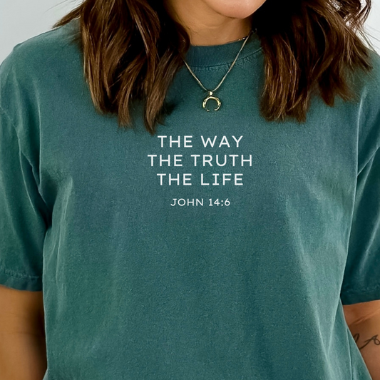 THE WAY THE TRUTH THE LIFE UNISEX TEE