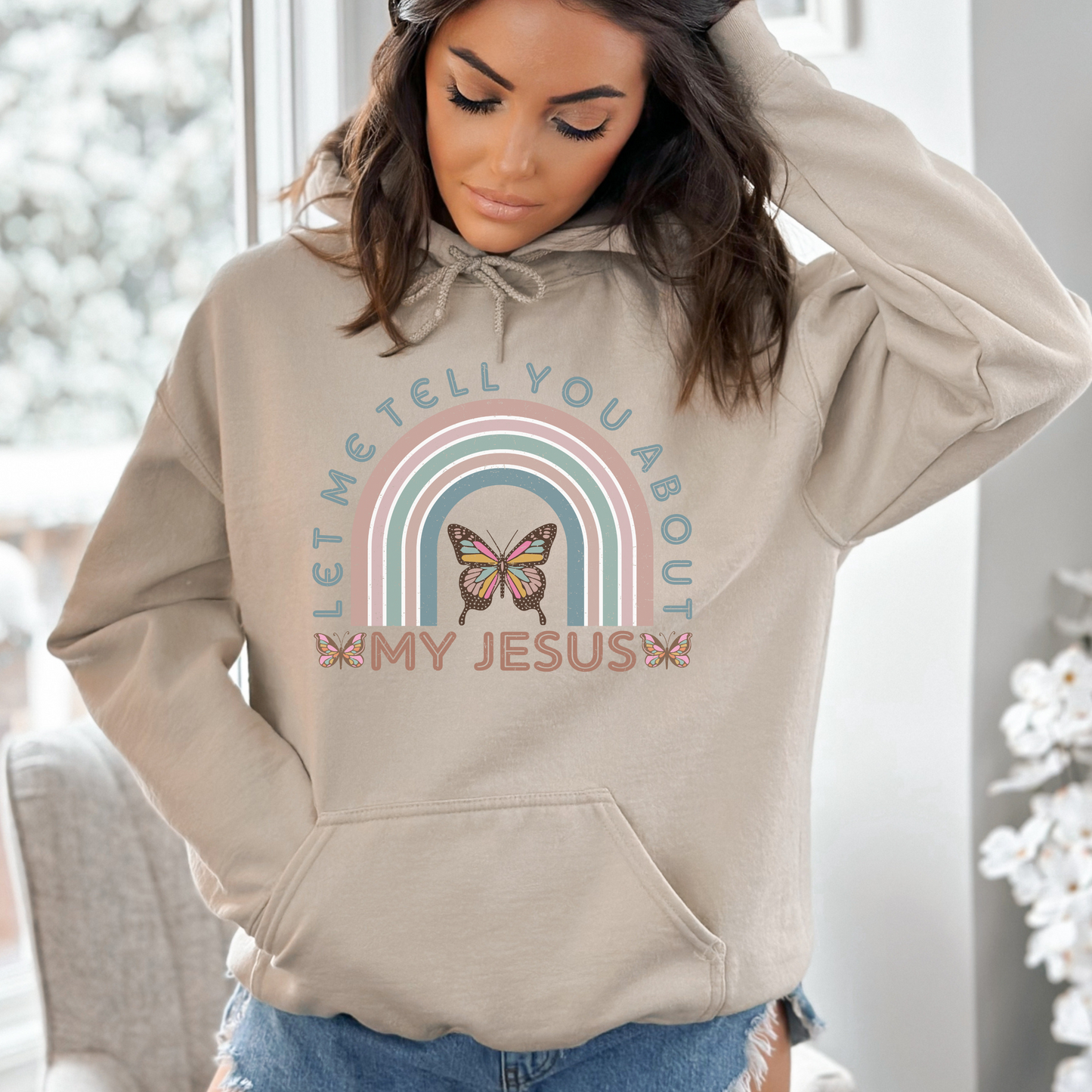 LET ME TELL YOU ABOUT MY JESUS UNISEX HOODIE