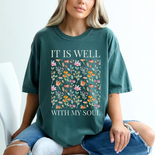 IT IS WELL WITH MY SOUL UNISEX TEE