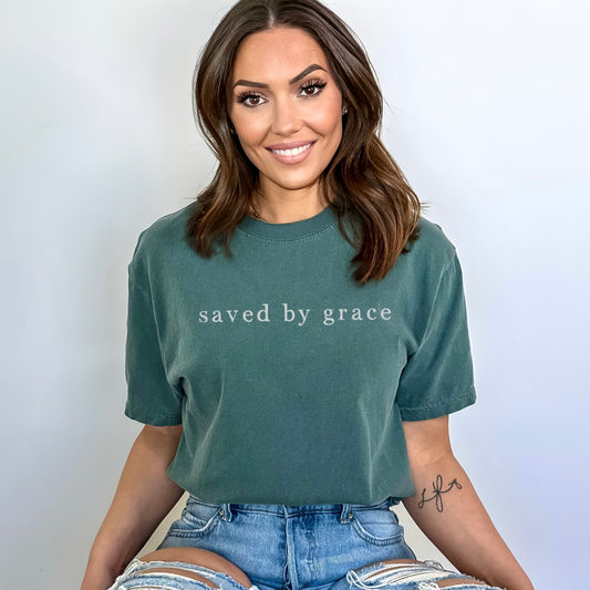 SAVED BY GRACE UNISEX TEE