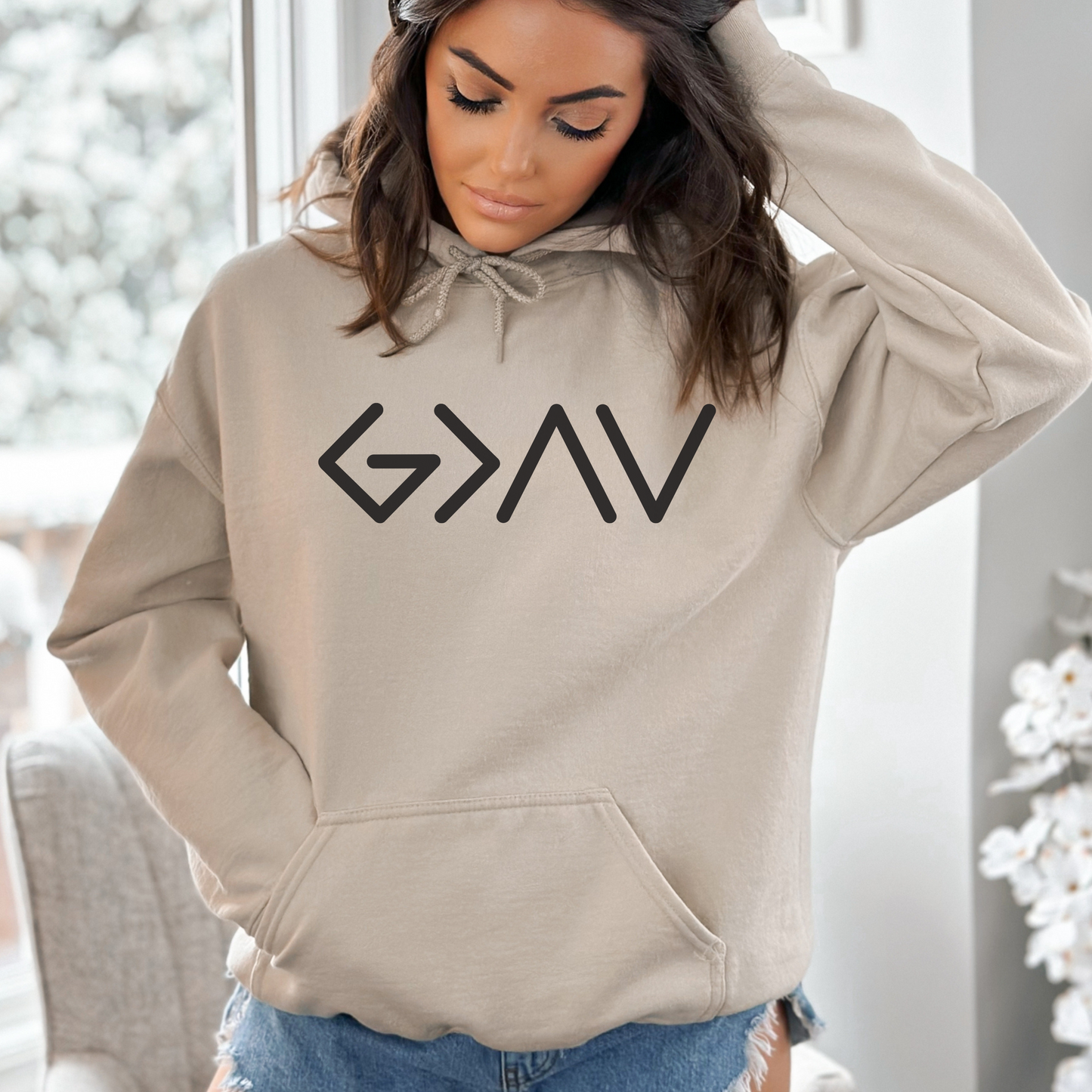 GOD IS GREATER UNISEX HOODIE