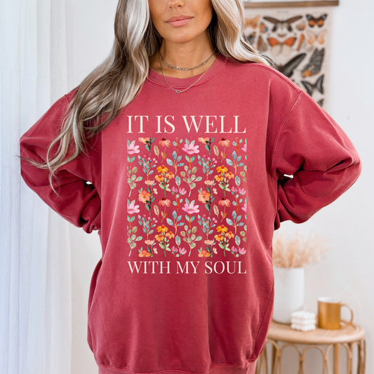 IT IS WELL WITH MY SOUL UNISEX SWEATSHIRT