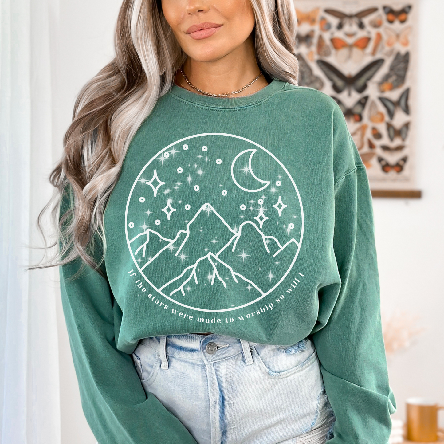 IF THE STARS WERE MADE TO WORSHIP UNISEX SWEATSHIRT