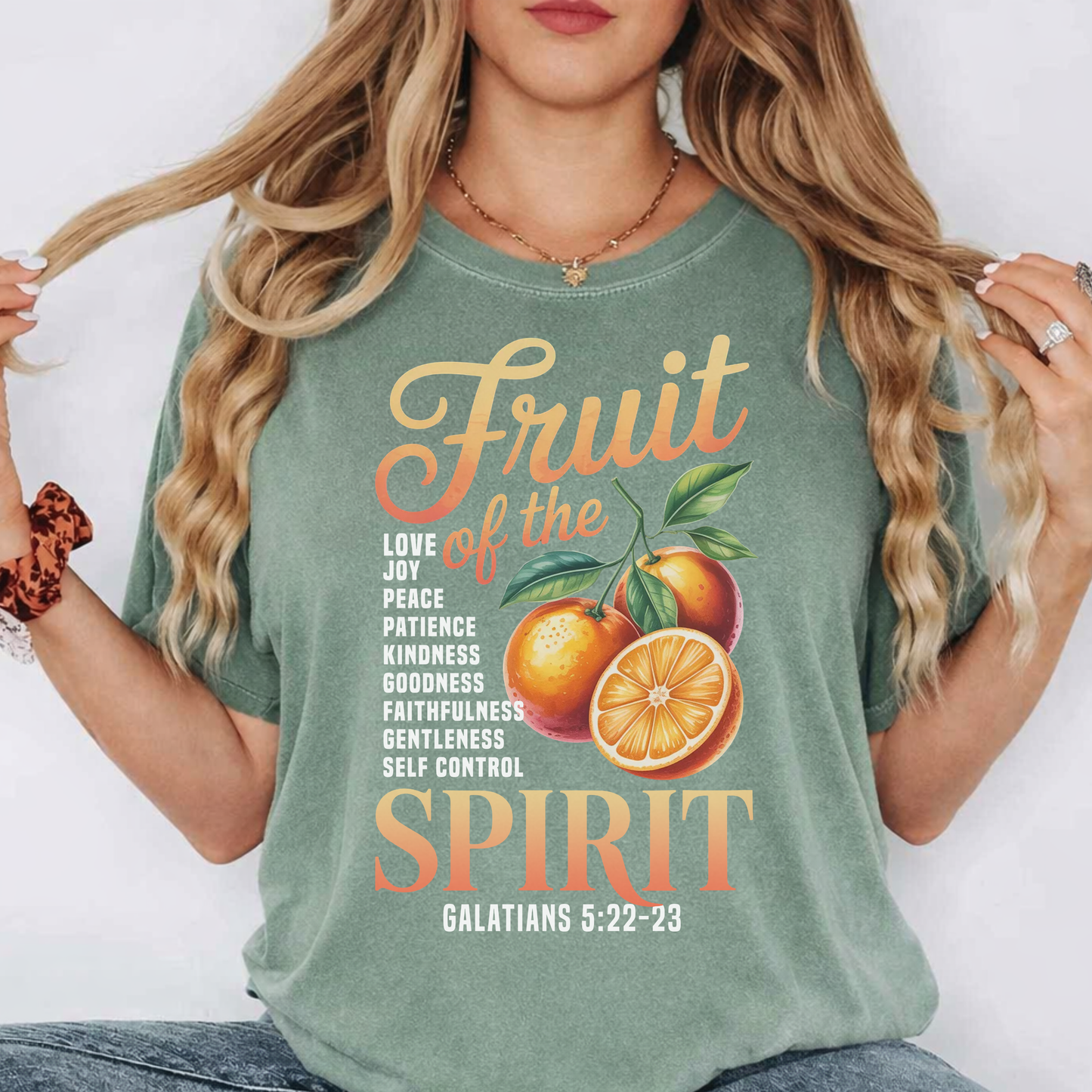 Fruit of the Spirit T-Shirt — Christian Faith Graphic Tee (Galatians 5:22-23)