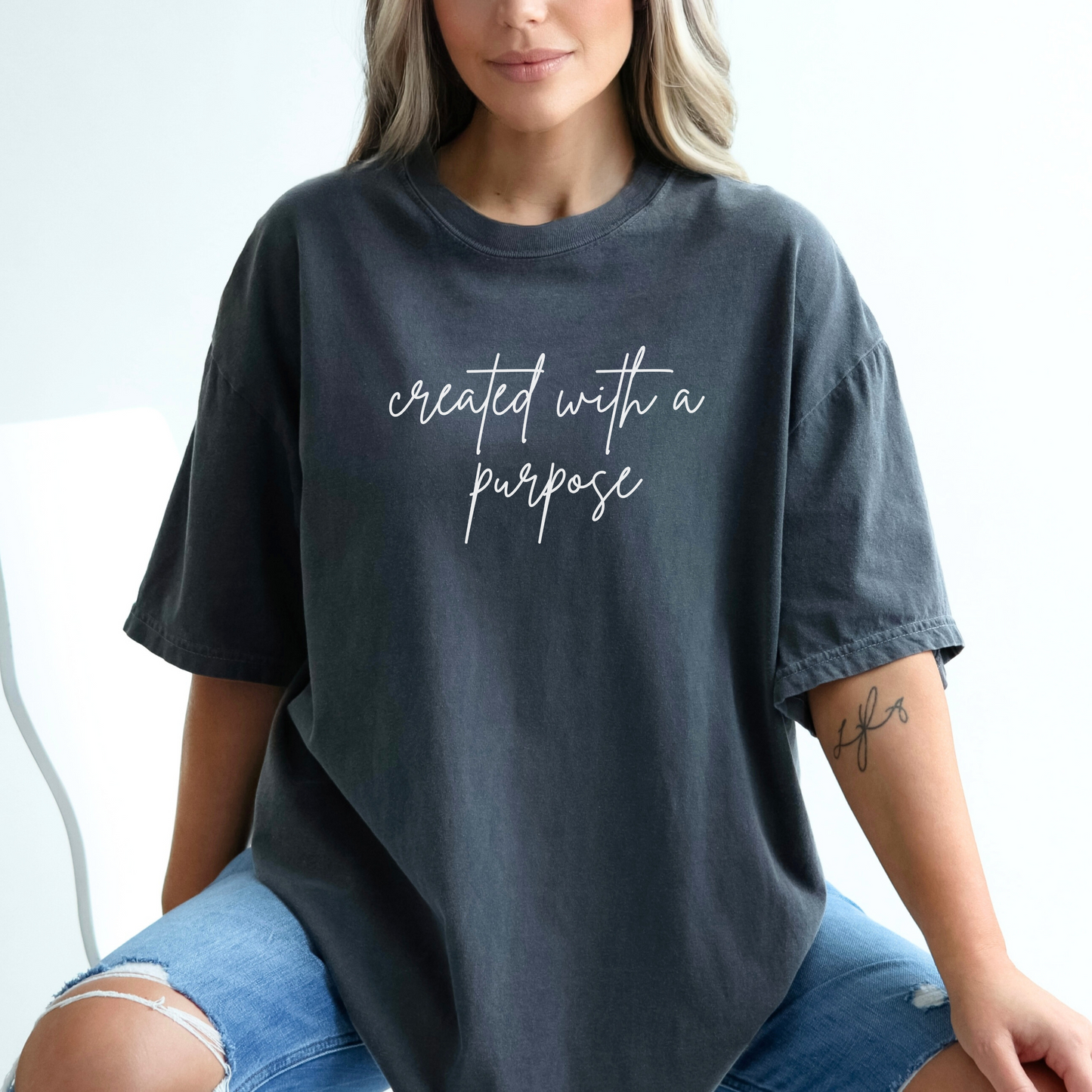 CREATED WITH A PURPOSE UNISEX TEE