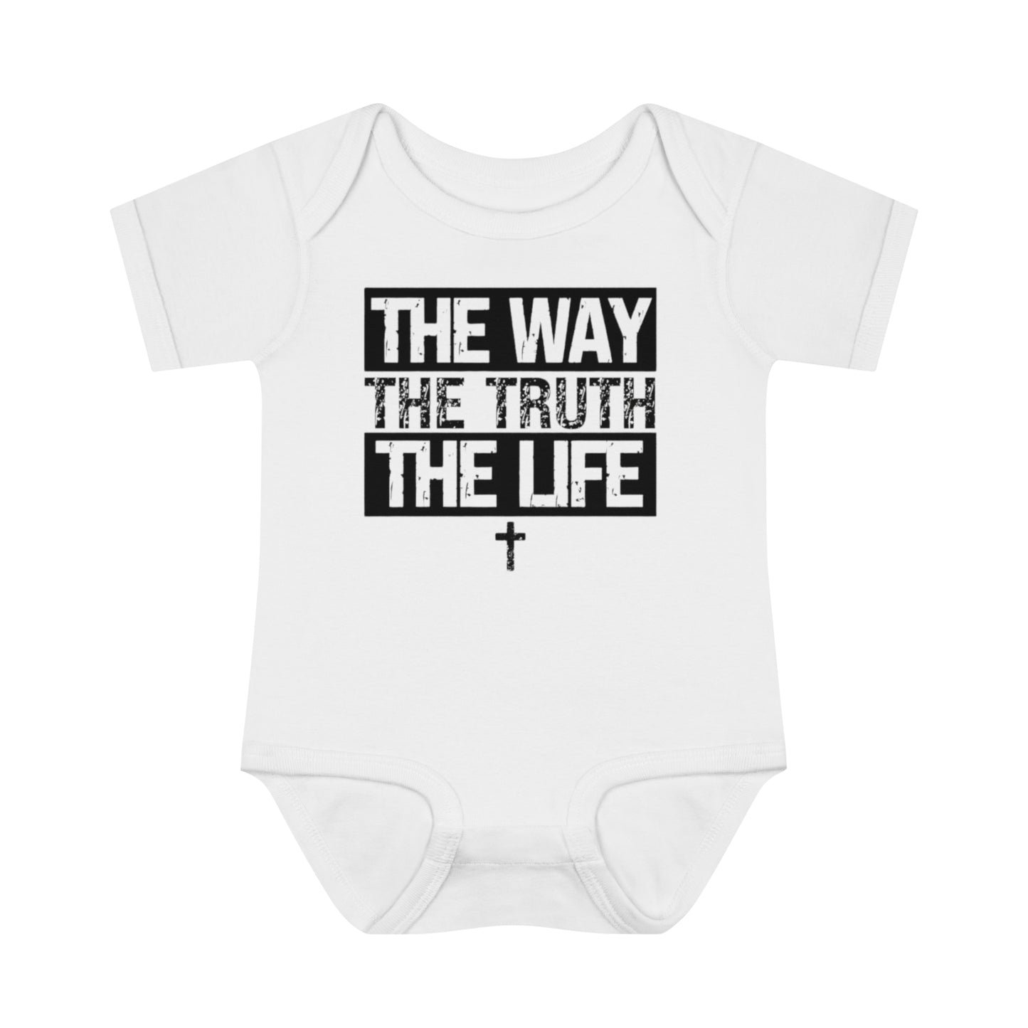 THE WAY THE TRUTH THE LIFE BABY BODYSUIT