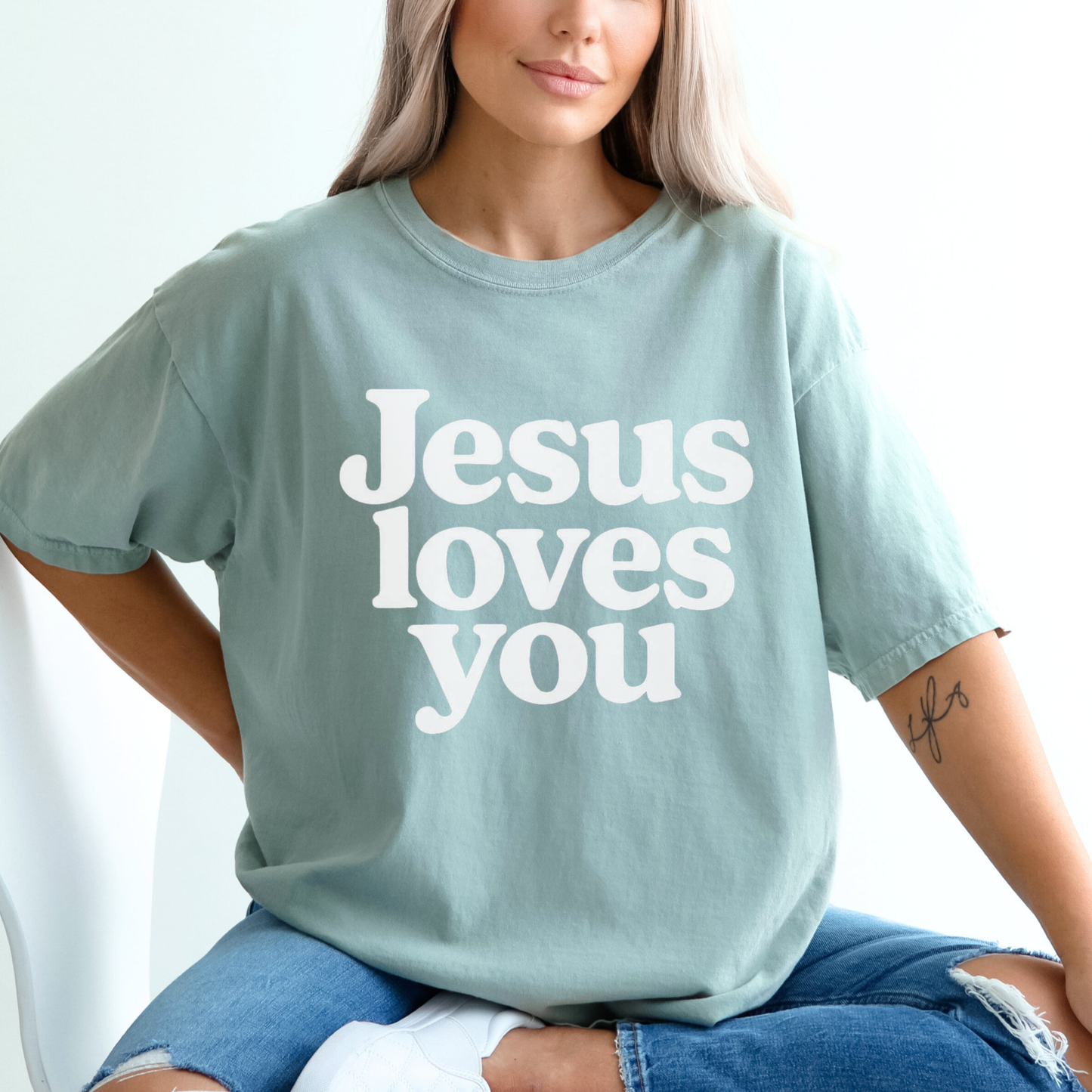 Jesus Loves You T-Shirt — Vintage Church Faith Graphic Tee
