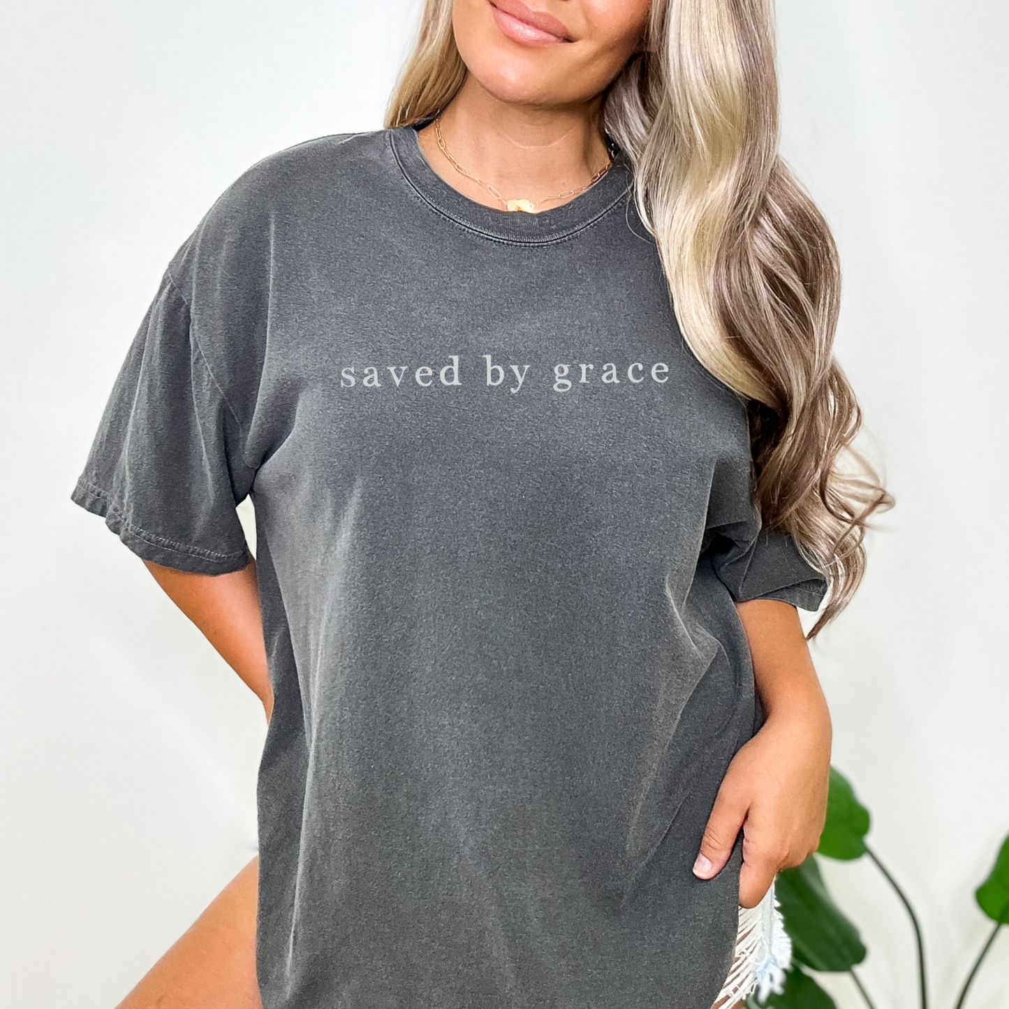 SAVED BY GRACE UNISEX TEE