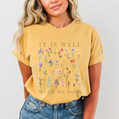 IT IS WELL WITH MY SOUL UNISEX TEE