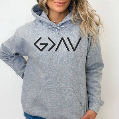 GOD IS GREATER UNISEX HOODIE