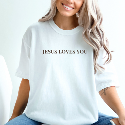 JESUS LOVES YOU UNISEX TEE