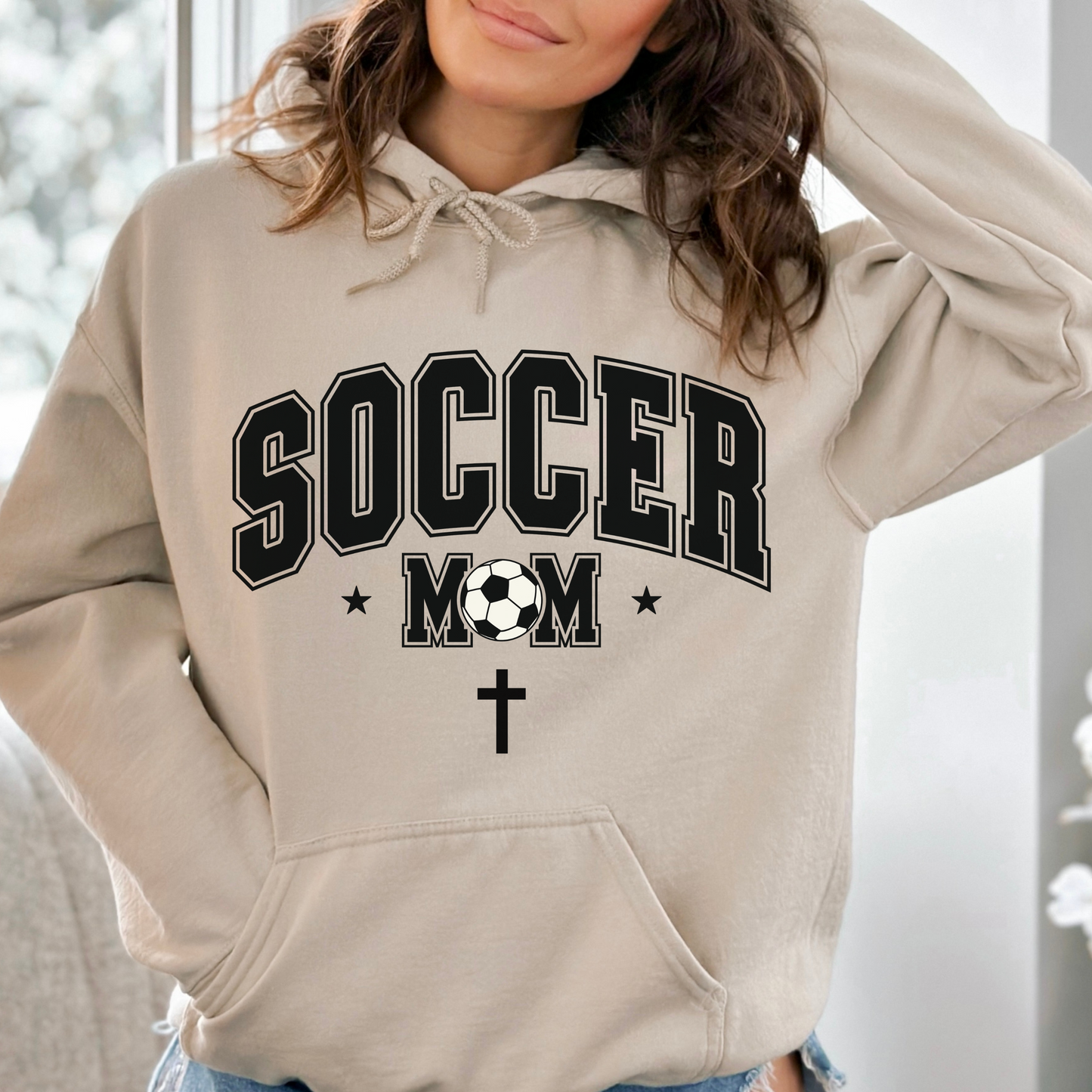 SOCCER MOM UNISEX HOODIE