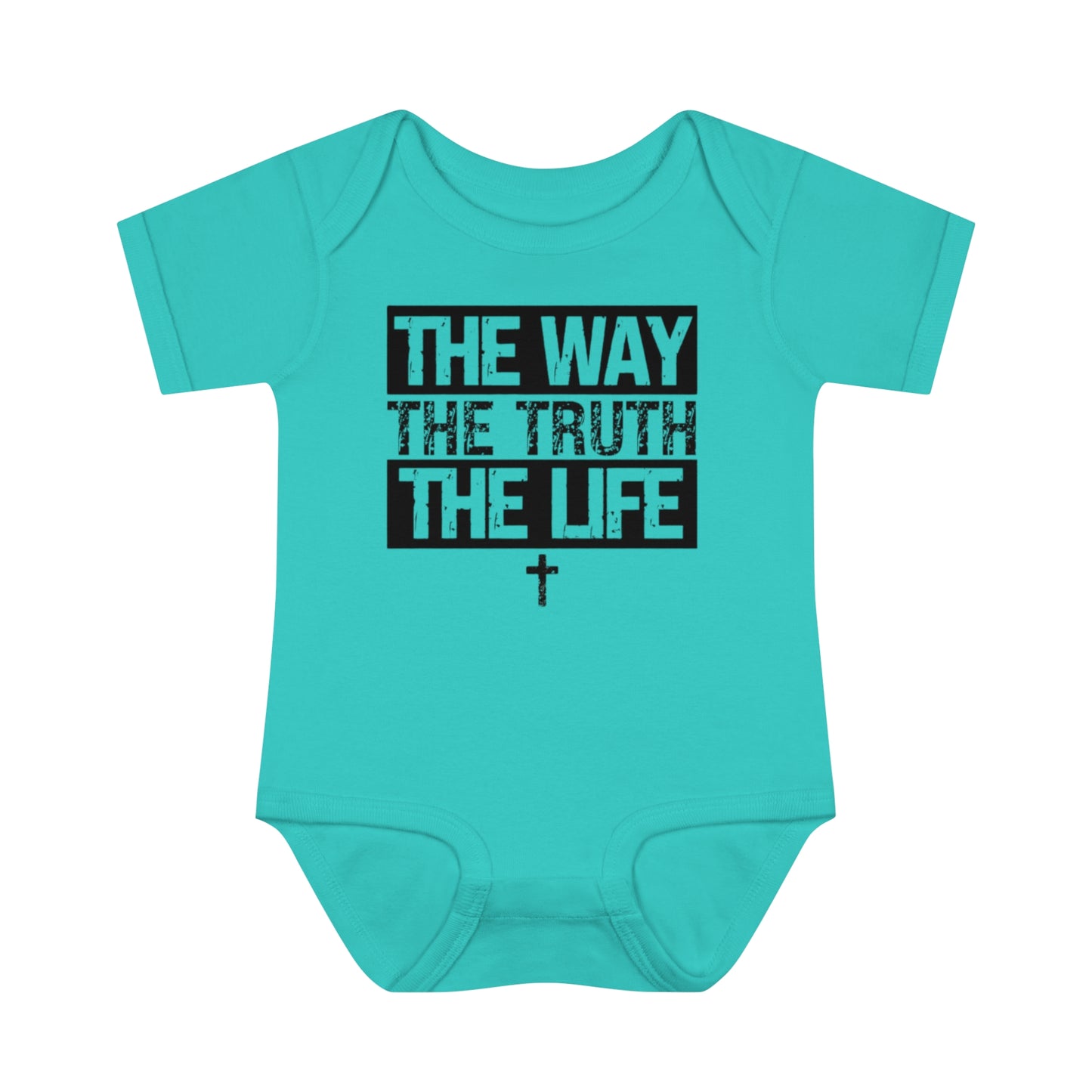 THE WAY THE TRUTH THE LIFE BABY BODYSUIT