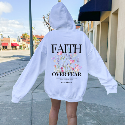 FAITH OVER FEAR UNISEX HOODIE