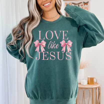 LOVE LIKE JESUS UNISEX SWEATSHIRT