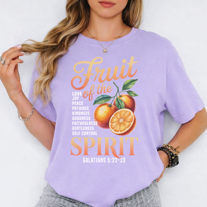 Fruit of the Spirit T-Shirt — Christian Faith Graphic Tee (Galatians 5:22-23)