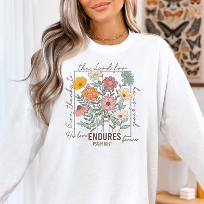 GIVE THANKS TO THE LORD UNISEX SWEATSHIRT