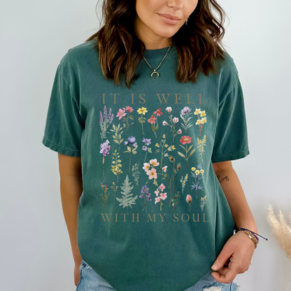 IT IS WELL WITH MY SOUL UNISEX TEE