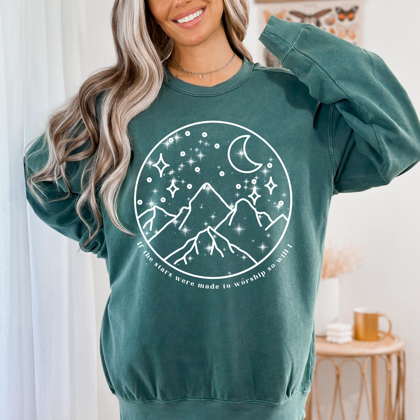 IF THE STARS WERE MADE TO WORSHIP UNISEX SWEATSHIRT