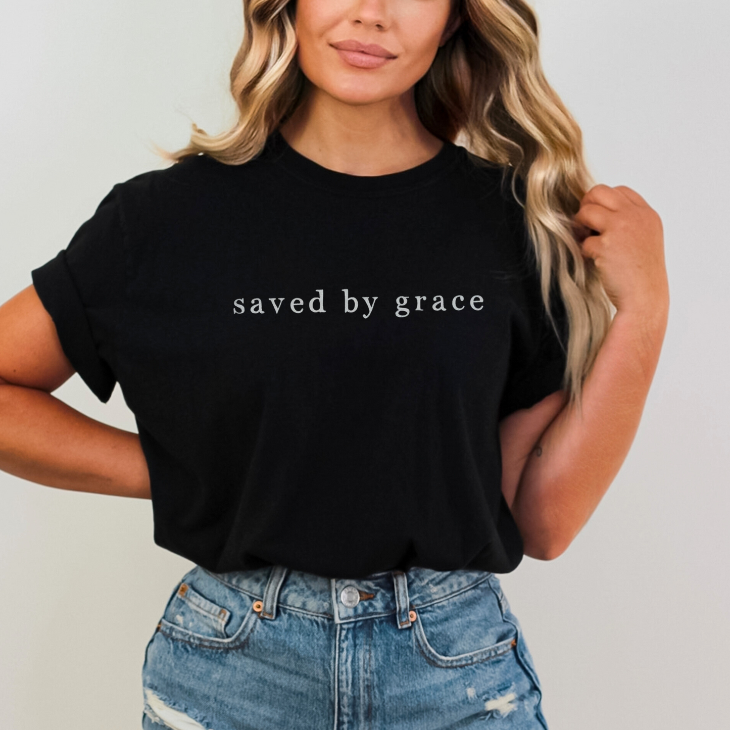 SAVED BY GRACE UNISEX TEE