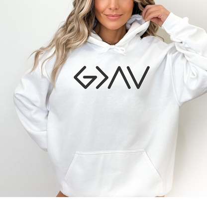 GOD IS GREATER UNISEX HOODIE