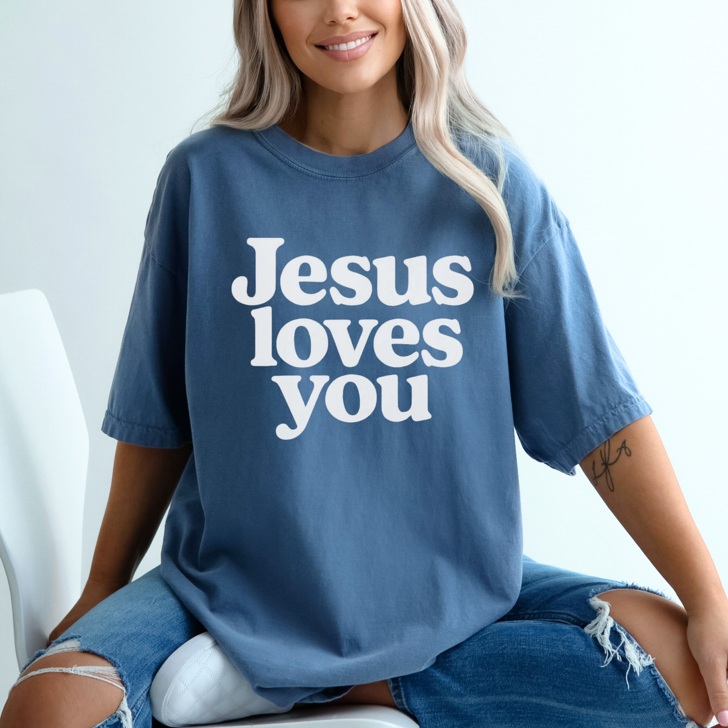 Jesus Loves You T-Shirt — Vintage Church Faith Graphic Tee