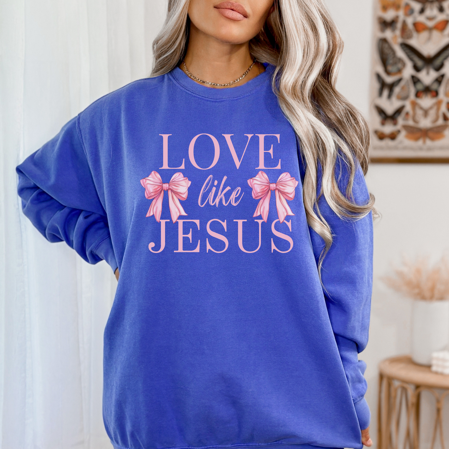 LOVE LIKE JESUS UNISEX SWEATSHIRT