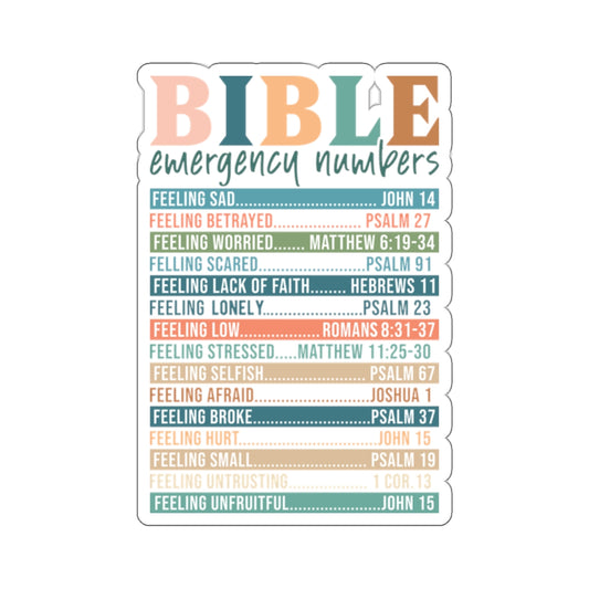 BIBLE NUMBERS STICKER