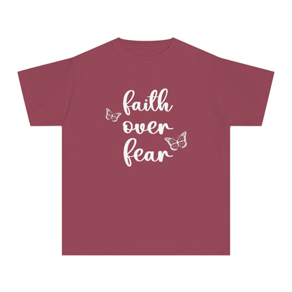 FAITH OVER FEAR YOUTH TEE