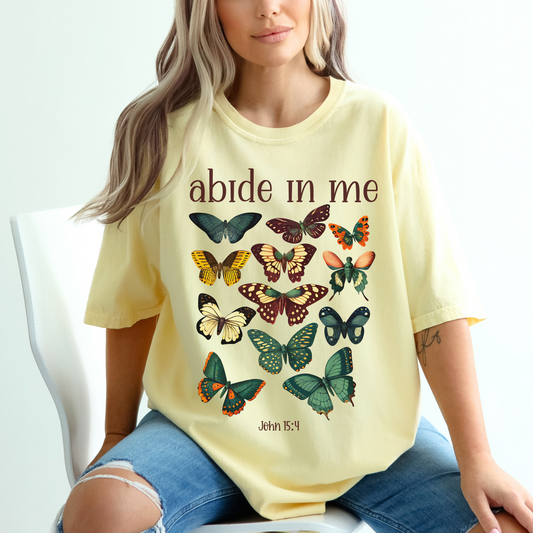 ABIDE IN ME UNISEX TEE