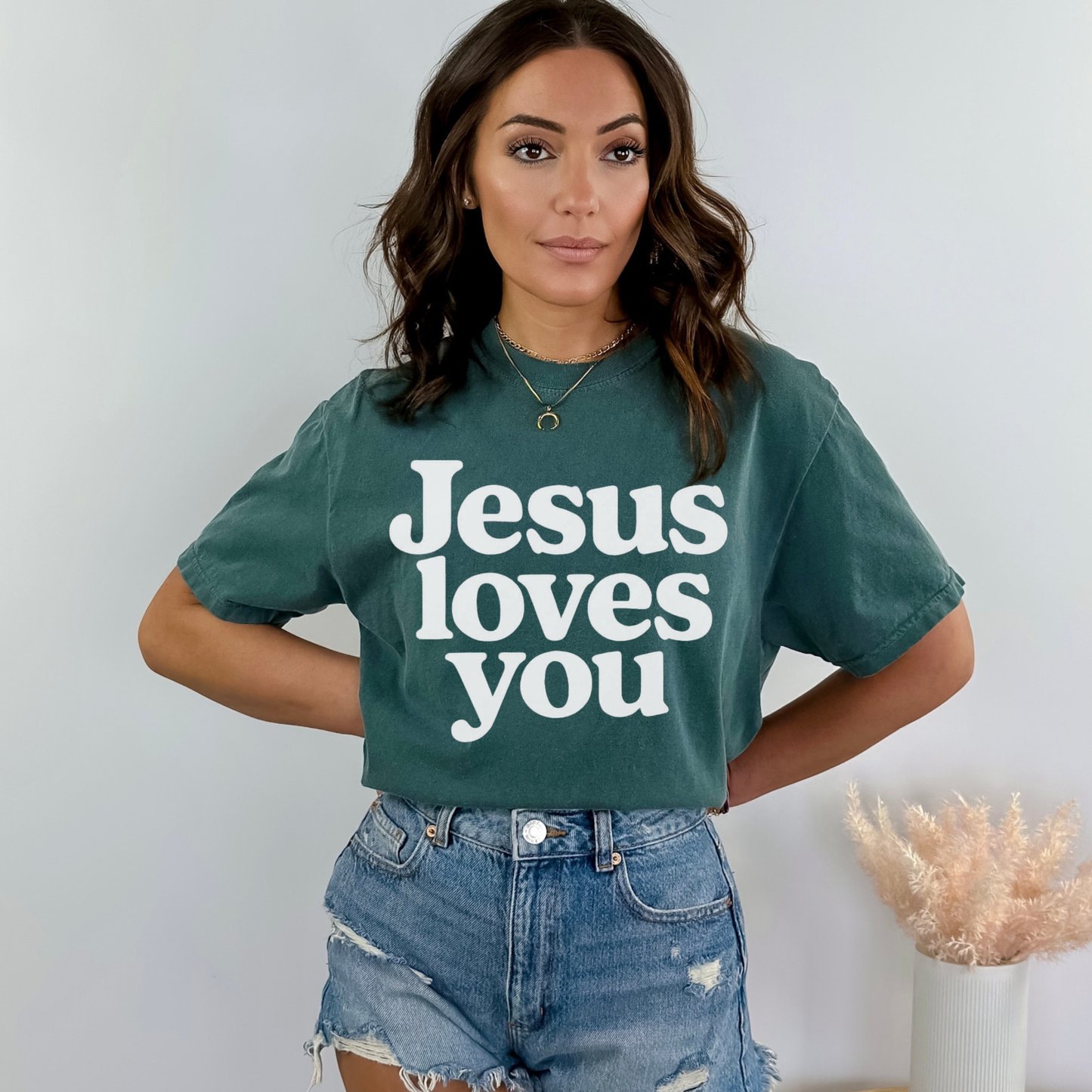 Jesus Loves You T-Shirt — Vintage Church Faith Graphic Tee