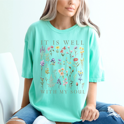 IT IS WELL WITH MY SOUL UNISEX TEE