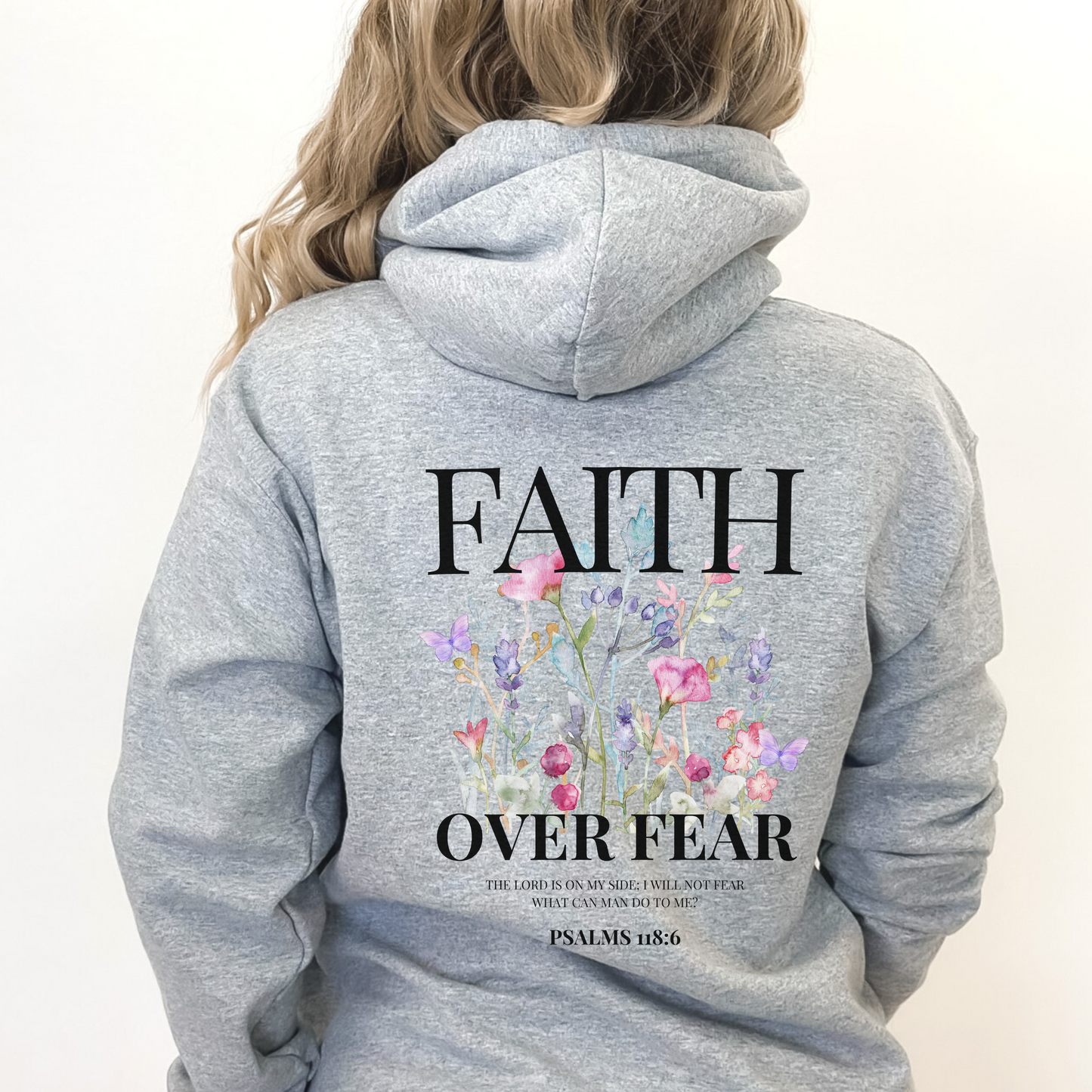 FAITH OVER FEAR UNISEX HOODIE