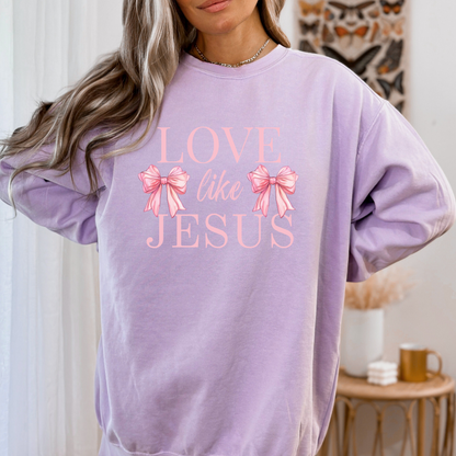 LOVE LIKE JESUS UNISEX SWEATSHIRT