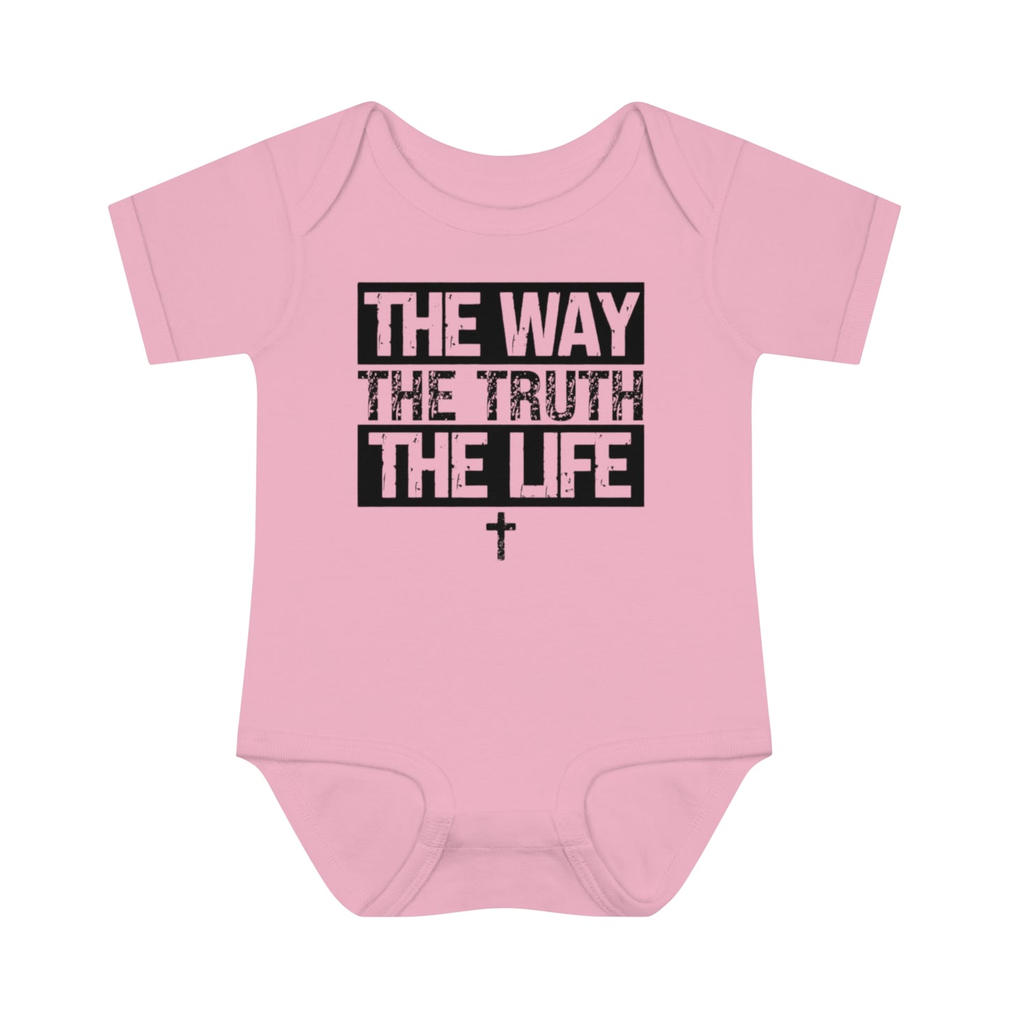 THE WAY THE TRUTH THE LIFE BABY BODYSUIT